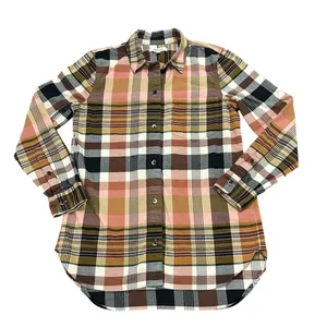 Madewell Plaid Flannel Shirt Button Long Sleeve Dark Academia Indie Sleaze thumbnail 1