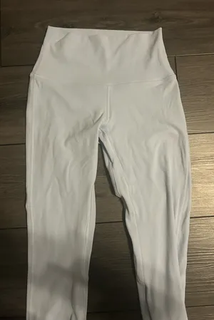 blue linen lululemon leggings thumbnail 1