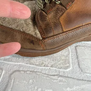 Chacos Barbary Boots Womens 9 Pinecone Hiking Outdoor Leather Wool Lace Up Bootie thumbnail 10