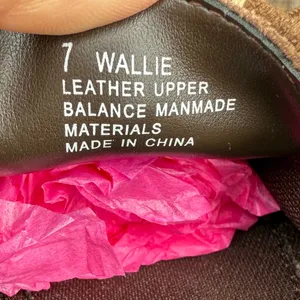 EUC Ellemenno Brown Suede Mules Clogs Woman’s Size 7 Gum Sole 80s Vintage thumbnail 9