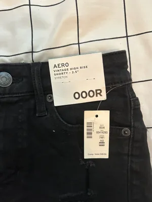 Aeropostale Black Jean Shorts thumbnail 2