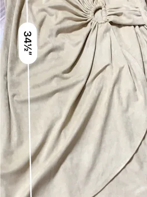 Tommy Bahama Dress M Clara Salina Tan Autumn Wedding Guest Faux Wrap Midi thumbnail 11