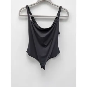 SKIMS Fits Everybody Square Neck Bodysuit Onyx Black Size 2X NWT thumbnail 4