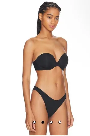Vince Camuto black strapless bra thumbnail 1