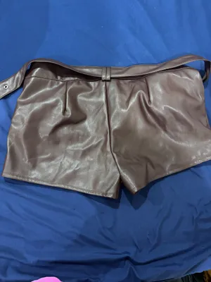 Rue 21 Leather Shorts Cargo Style thumbnail 2