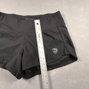Goal Five Women Black Soccer Training Shorts Size Small Reflective Logo thumbnail 6
