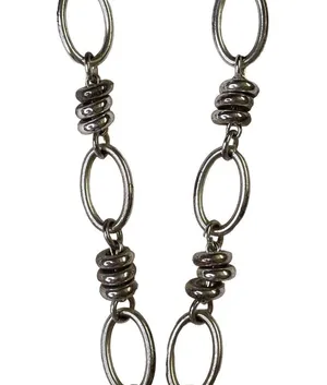Womens Choker Chain Necklace Silver Tone Black Pendant Adjustable Length Fashio thumbnail 4