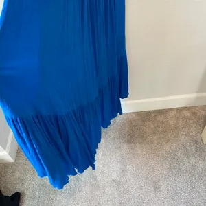 Free People Royal Blue Mosaic Maxi Dress Size XS thumbnail 10