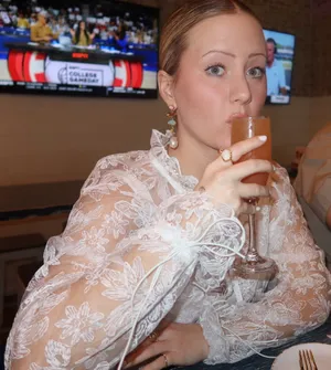 Shein Blouse White Lace thumbnail 3