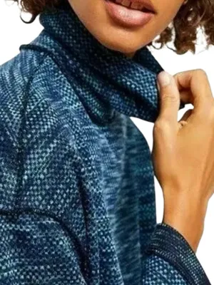 Like New Free People We The Free Sunny Days Turtleneck Top Blue Generous Small thumbnail 4