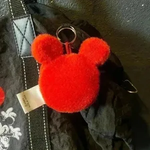 Vintage Disney Mickey Mouse Black Red Duffel Bag thumbnail 3