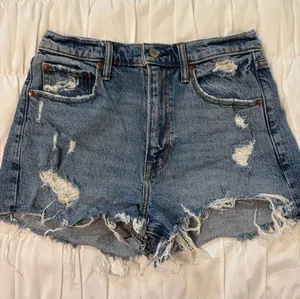 Abercrombie & Fitch Mom Short High Rise Jean Shorts thumbnail 1