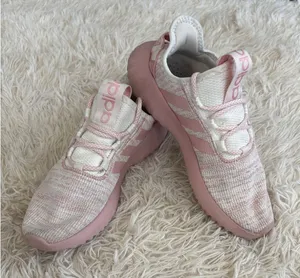 Adidas‎ Cloudfoam Pink White Running Athletic Shoes Sneakers Women's Size 8 thumbnail 1