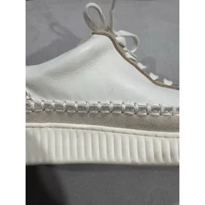 Dolce Vita Women's Fashion Sneakers Size 7.5 Cream Brown Lace Up Soft Casual thumbnail 12
