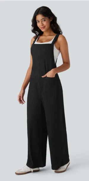 Halara Pockets Casual Overalls Size M thumbnail 1