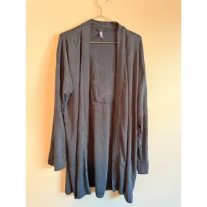 Fabletics Cardigan Robe‎ Women XXL Gray JT2149138 Loungewear Open Front thumbnail 2