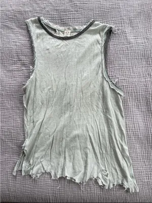 Free People distressed tank top thumbnail 4