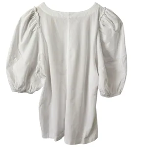 NWD Madewell Puff Sleeve Tee White Size Small thumbnail 4