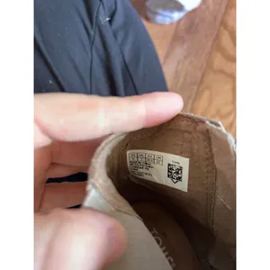 TOMS Majorca‎ Taupe Perforated Suede Peep Toe Ankle Booties Block Heel Women 5 thumbnail 5