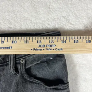 Abercrombie & Fitch 90s Straight Ultra High Rise Curve Love Jeans 27 4R Black thumbnail 5