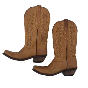 Old West Canyon‎ Leather Snip Toe Western Boots Tan Leather Women 5 LF1529 thumbnail 5