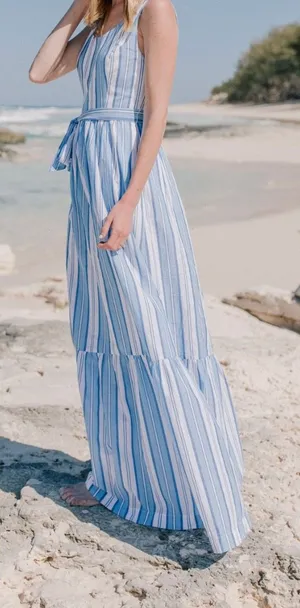 Vineyard Vines Striped Maxi Dress thumbnail 1