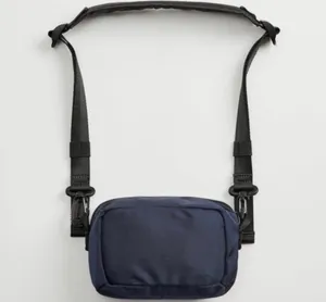 Zara Blue Mini Nylon Messenger/Crossbody Bag thumbnail 2