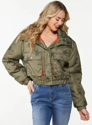 Cato Starry Puffer‎ Cropped Jacket Size XL C47 thumbnail 1
