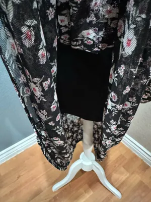 Vintage 90’s styled midi dress floral fall Medium thumbnail 7