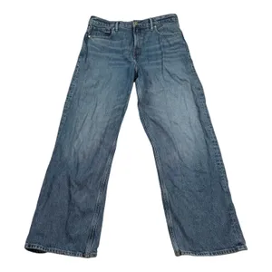 Good American Good Barrel Relaxed Jeans Women 12/31 Blue High Rise Wide Tapered thumbnail 2