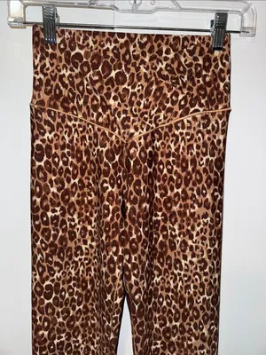 Aerie OFFLINE Leggings Real Me 7/8 High Rise Leopard Print Women’s M Medium thumbnail 4