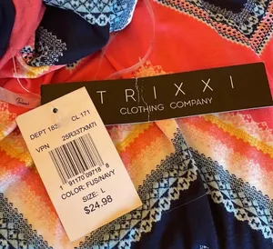 NWT Trixxi Halter Maxi Dress Size L thumbnail 6