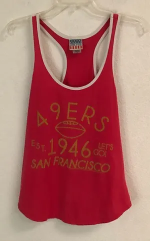 ‎Junk Food Clothing San Francisco 49ers tank top M thumbnail 1
