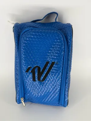 Varsity V4S Cheer Shoes Size 7 New White Knit Athletic Sneakers Blue Bag AeroFlo thumbnail 16
