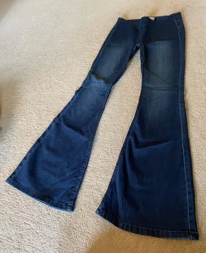 Free People Bellbottom Jeans thumbnail 1