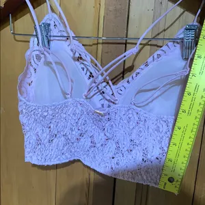 PINK Victoria's Secret Pink Lace Bra with Adjustable Straps thumbnail 10