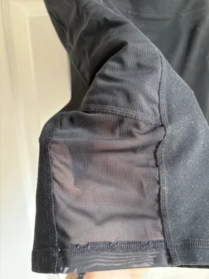 Black & White Biker Shorts  thumbnail 5