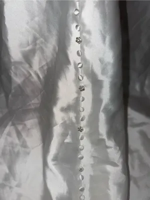 Stunning Private Collection Satin Twill Wedding Gown thumbnail 5