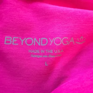 Beyond Yoga 7/8 Leggings Electric Pink Space Dye Womens Large High Waisted‎ thumbnail 6