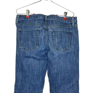 Gap Women's Jeans Flare Stretch Mid-Rise Medium Wash Denim Pants‎ Mexico Sz. 8R thumbnail 9