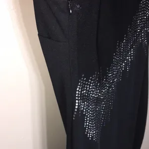Morgan and Co. black and silver dress size 7/8 sparkly prom dress long m…​​ thumbnail 4
