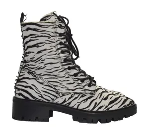 Dolce Vita Zebra Print Lace-Up Ankle Boots Women’s 7.5 thumbnail 1