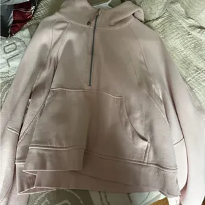 Lululemon Light Pink Half-Zip Scuba thumbnail 1