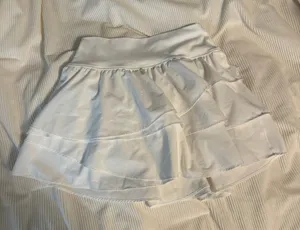 White Ruffle Skirt thumbnail 1