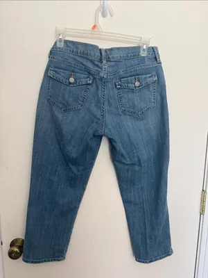 Old Navy Blue Boyfriend Jeans - Mid Wash thumbnail 2
