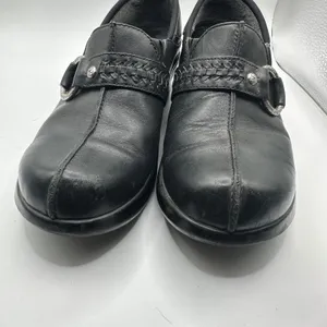 Ariat Womens Black Leather Mule Clogs Shoes Size 8.5B‎ chunky thumbnail 5