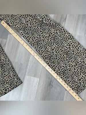 J. Crew Lizzie Leopard Print High‎ Rise Wide Leg Pants Tan Black 30 Chino thumbnail 13