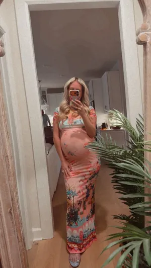 Pink Print Maxi Dress thumbnail 3