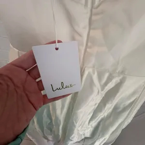 Lulu's Extraordinary Vow Off Shoulder Wedding Dress White XL Pockets A-Line thumbnail 8