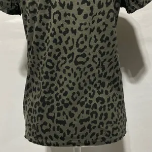 Lucky Brand Animal Print Short Sleeve Crewneck T-Shirt Olive Green Size Medium thumbnail 9